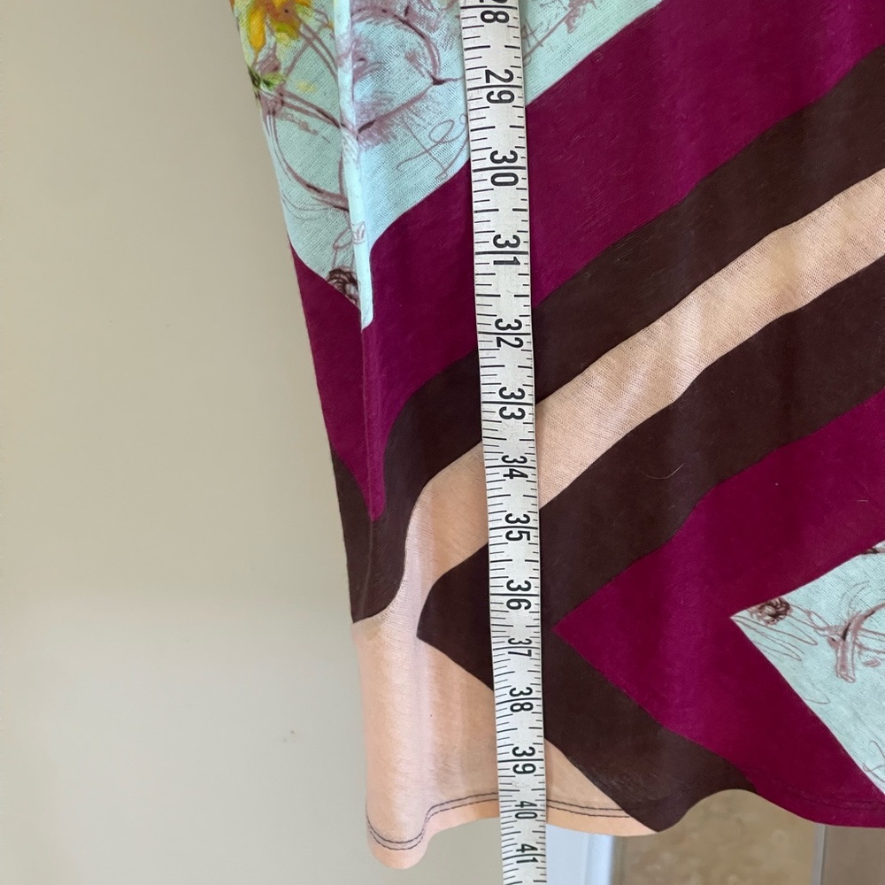 VINTAGE Floral Geometric Patterned Skirt - Picture 5 of 16